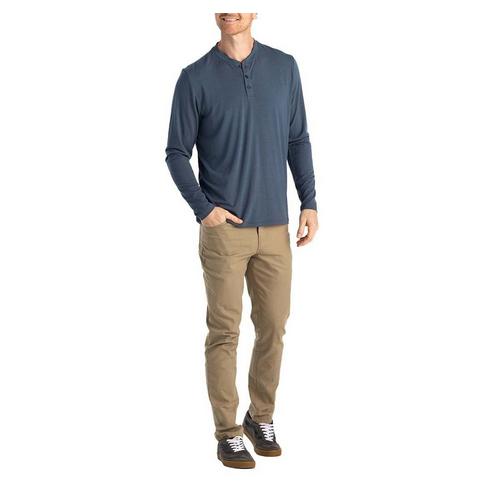 Men's Free Fly Bamboo Flex Pocket Long Sleeve T-Shirt - Primary Image