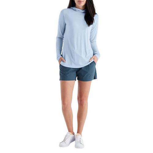 Women's Free Fly Bamboo Lightweight II Long Sleeve Hooded T-Shirt - Primary Image