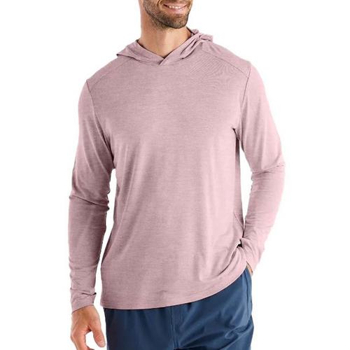 Men's Free Fly Bamboo Shade Long Sleeve Hooded T-Shirt - Primary Image