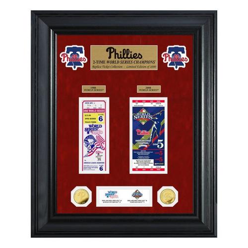 Philadelphia Phillies World Series Deluxe Gold Coin & Ticket Collection - Primary Image
