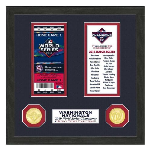 Highland Mint Washington Nationals World Series Ticket Collection - Primary Image