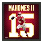 Highland Mint Kansas City Chiefs Patrick Mahomes 13x13 Jersey Photo - Thumbnail 1 of 2