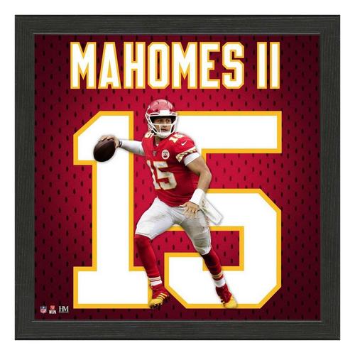 Highland Mint Kansas City Chiefs Patrick Mahomes 13x13 Jersey Photo - Primary Image