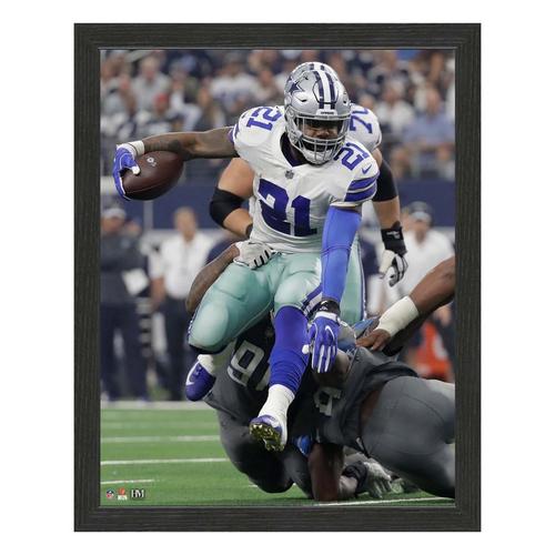 Highland Mint Dallas Cowboys Ezekiel Elliott #21 Jump Sport Frame - Primary Image