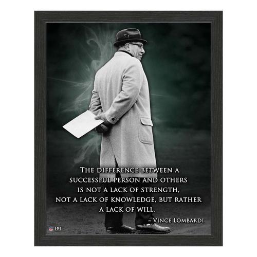 Highland Mint Green Bay Packers Vince Lombardi 12x15 ProQuote Frame - Primary Image