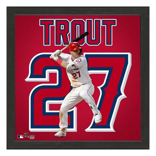 Highland Mint Los Angeles Angels Mike Trout Jersey Sport Frame - Primary Image