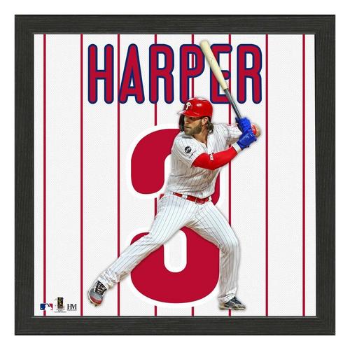 Highland Mint Bryce Harper Philadelphia Phillies IMPACT Jersey Frame - Primary Image