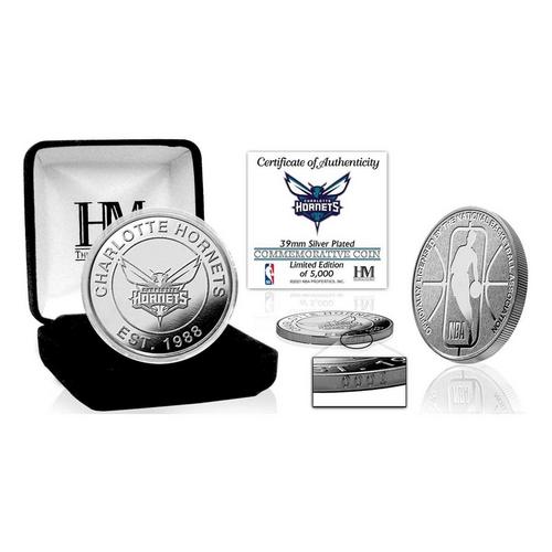 Charlotte Hornets Silver Mint Coin - Primary Image