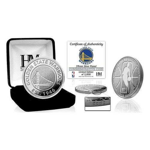 Golden State Warriors Silver Mint Coin - Primary Image