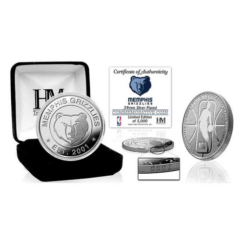 Memphis Grizzlies Silver Mint Coin - Primary Image