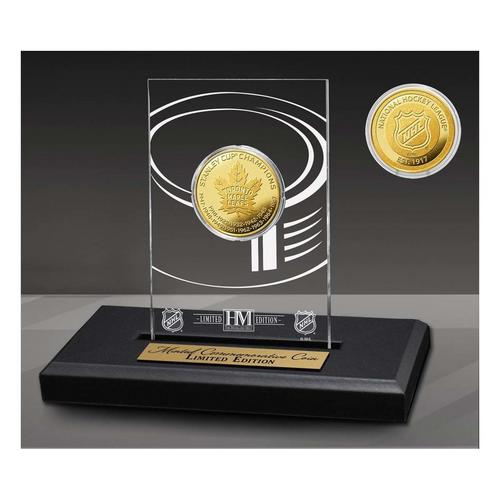 Toronto Maple Leafs 13-Time Champions Acrylic Gold Coin - Primary Image