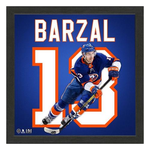 Mathew Barzal New York Islanders IMPACT Jersey Frame - Primary Image
