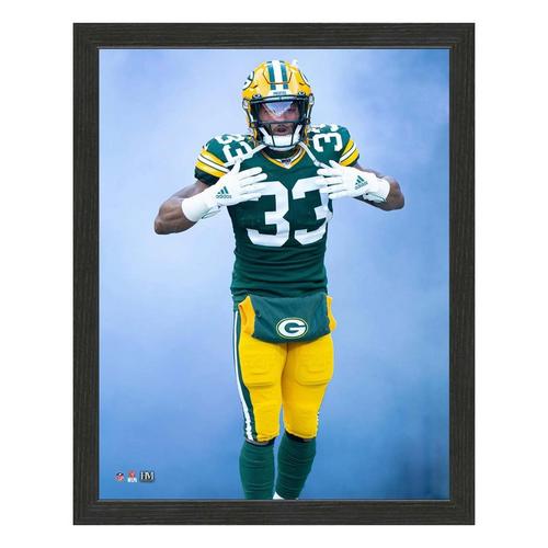 Highland Mint Green Bay Packers Aaron Jones 12x15 Sport Frame - Primary Image