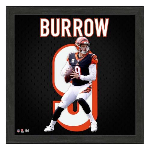 Joe Burrow Cincinnati Bengals Jersey IMPACT Frame - Primary Image