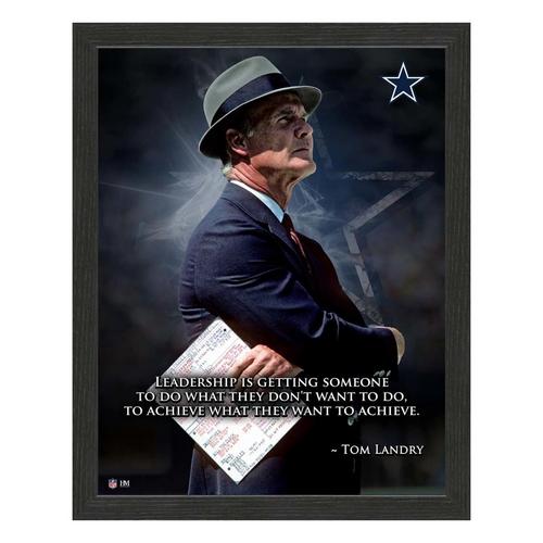 Highland Mint Tom Landry Dallas Cowboys Inspiration Frame - Primary Image