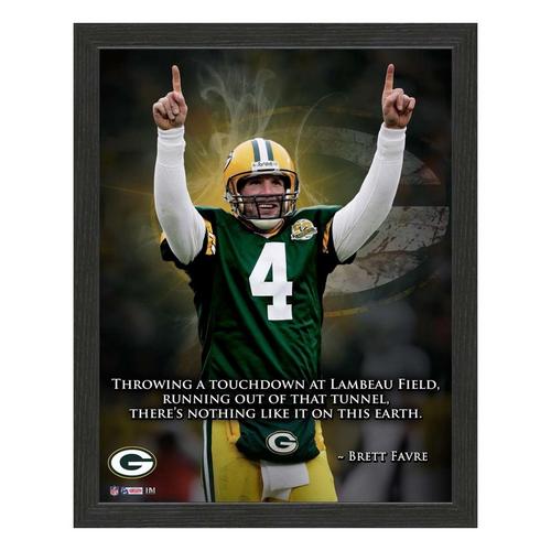 Highland Mint Brett Favre Green Bay Packers Inspiration Frame - Primary Image