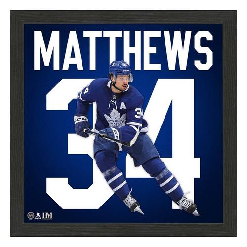 Auston Matthews Toronto Maple Leafs IMPACT Jersey Frame - Primary Image