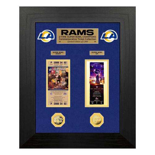 Los Angeles Rams Super Bowl 56 Champions Deluxe Ticket and Game Coin Collection - Primary Image
