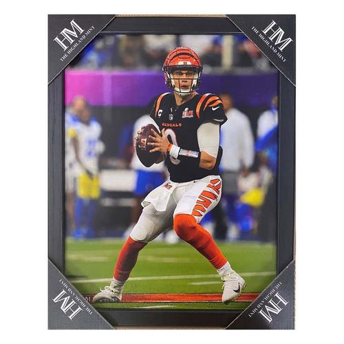 Highland Mint Cincinnati Bengals Joe Burrow 12"x15" Sport Frame - Primary Image