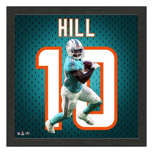 Tyreek Hill Miami Dolphins Jersey IMPACT Frame - Primary Image