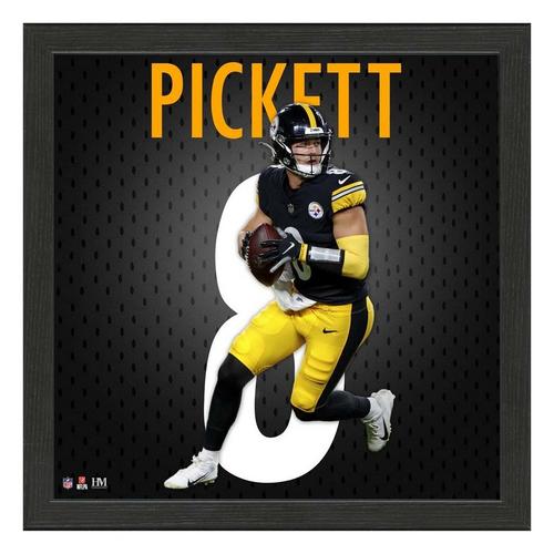 Highland Mint Kenny Pickett Pittsburgh Steelers Jersey IMPACT Frame - Primary Image