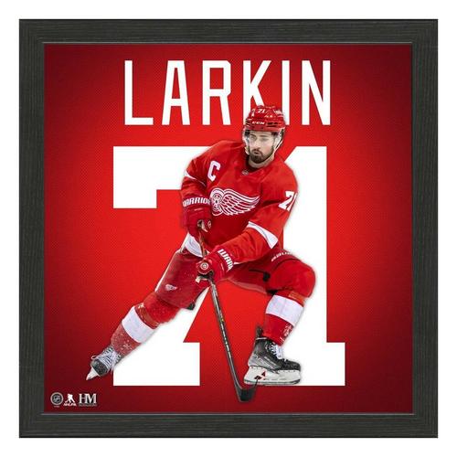 Dylan Larkin Detroit Red Wings IMPACT Jersey Frame - Primary Image