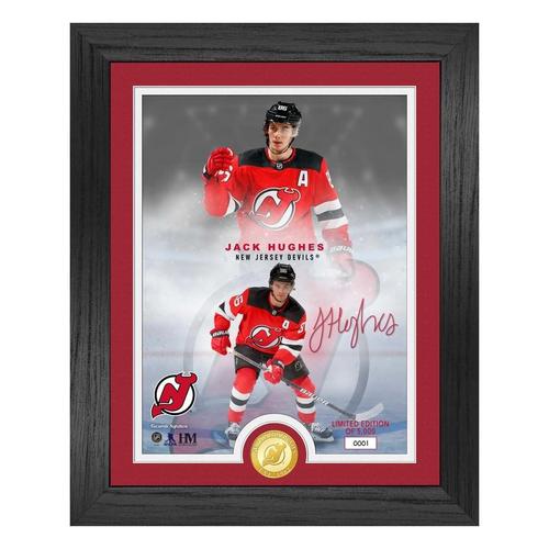 New Jersey Devils Jack Hughes Legends Bronze Coin Photo Mint - Primary Image