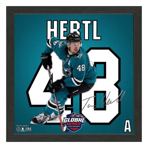 Tomas Hertl San Jose Sharks Impact Jersey Frame - Primary Image