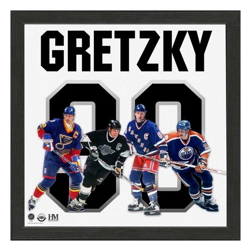 Wayne Gretzky Team History Impact Jersey Frame - Primary Image