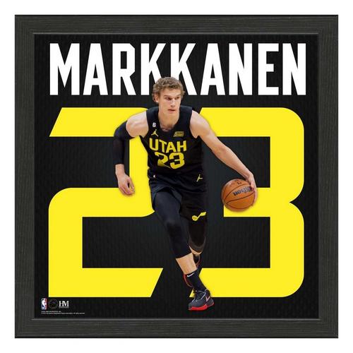 Lauri Markkanen Utah Jazz IMPACT Jersey Frame - Primary Image
