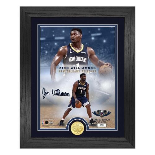 Zion Williamson New Orleans Pelicans Legends Bronze Coin Photo Mint - Primary Image