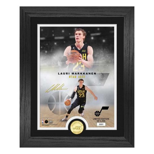Lauri Markkanen Utah Jazz Legends Bronze Coin Photo Mint - Primary Image
