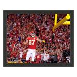 Highland Mint Kansas City Chiefs 12x15 Travis Kelce Touchdown Sport Frame - Thumbnail 1 of 2