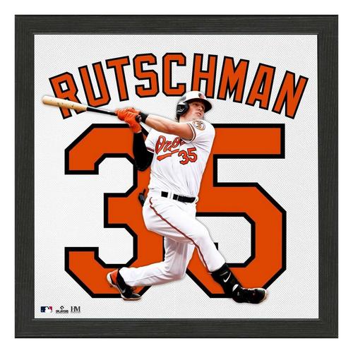 Highland Mint Adley Rutschman Baltimore Orioles IMPACT Jersey Frame - Primary Image