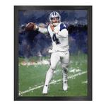Highland Mint Dak Prescott Framed Canvas - Thumbnail 1 of 3