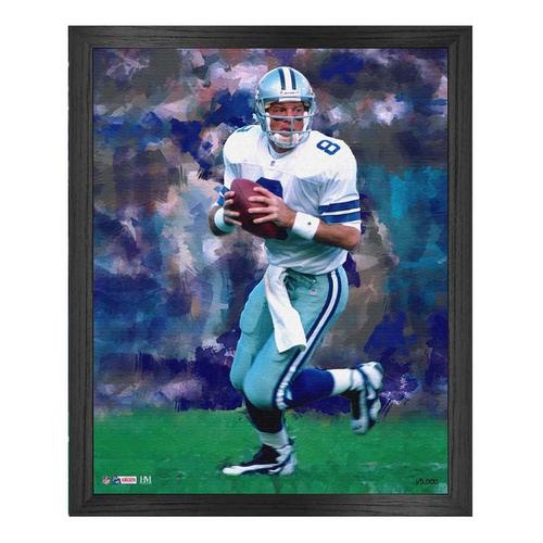 Highland Mint Dallas Cowboys Troy Aikman 16"x20" Framed Canvas - Primary Image