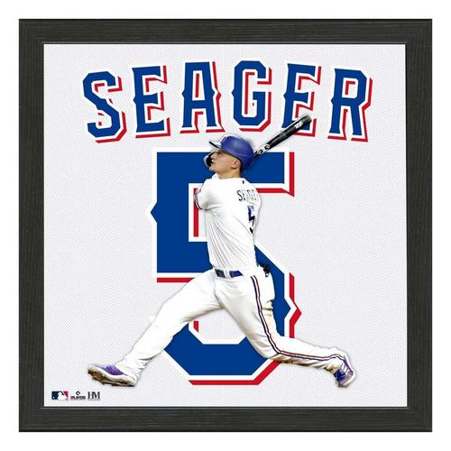 Highland Mint Corey Seager Texas Rangers Jersey IMPACT Frame - Primary Image