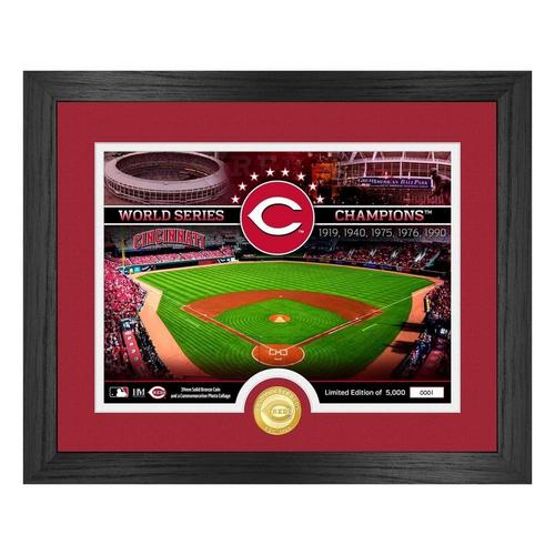 Highland Mint Cincinnati Reds Bronze Coin Stadium Photo Mint - Primary Image