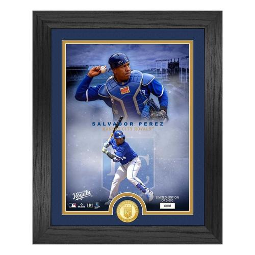 Highland Mint Salvador Prez Kansas Cty Royals Legends Bronze Coin Photo Mint - Primary Image
