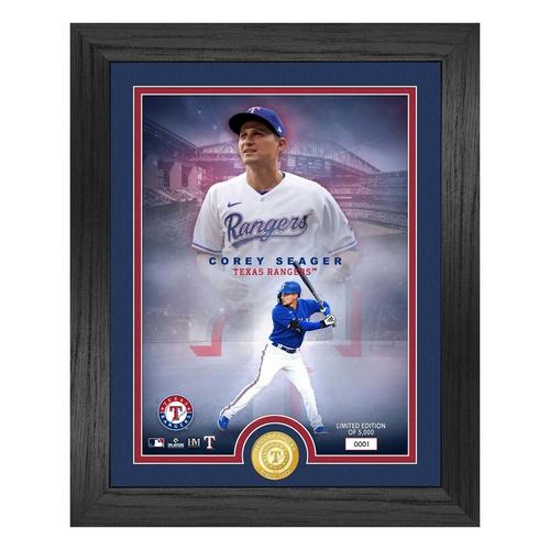 Highland Mint Corey Seager Texas Rangers Legends Bronze Coin Photo Mint - Primary Image