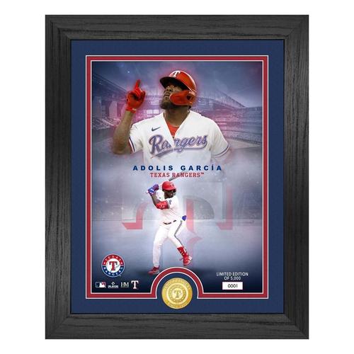 Highland Mint Adolis Garcia Texas Rangers Legends Bronze Coin Photo Mint - Primary Image