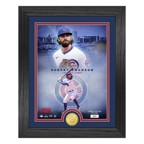 Highland Mint Dansby Swanson Chicago Cubs Legends Bronze Coin Photo Mint - Primary Image