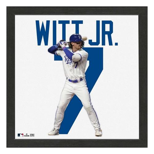 Highland Mint Bobby Witt Jr Kansas Cty Royals Jersey IMPACT Frame - Primary Image