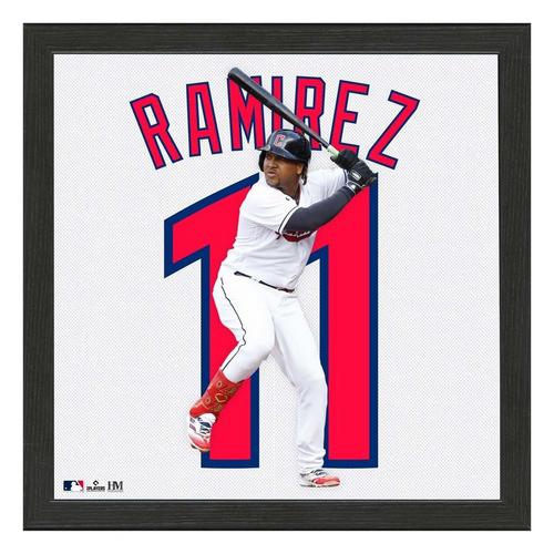 Highland Mint Jose Ramirez Cleveland Guardians Jersey IMPACT Frame - Primary Image