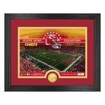 Kansas City Chiefs Stadium Bronze Coin Photo Mint - Thumbnail 1 of 2