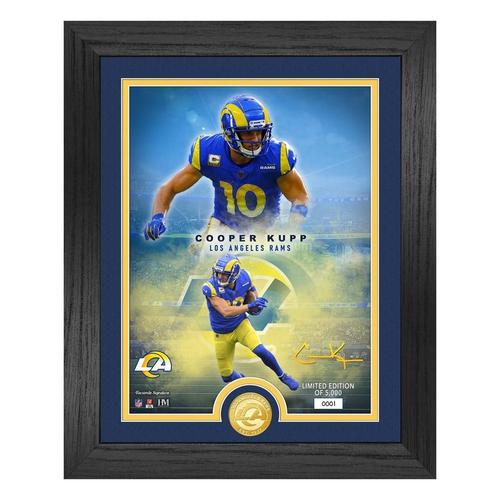 Highland Mint Cooper Kupp Los Angeles Rams NFl Legends Bronze Coin Photo Mint - Primary Image