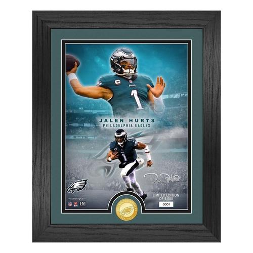 Highland Mint Jalen Hurts Philadelphia Eagles NFl Legends Bronze Coin Photo Mint - Primary Image