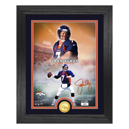 John Elway NFL Legends Bronze Coin Photo Mint - Primary Image