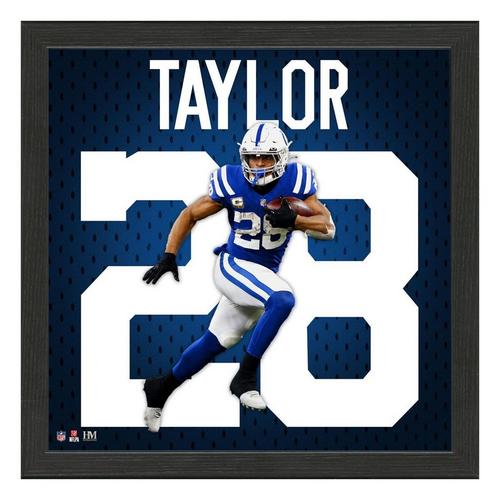 Jonathan Taylor NFL Impact Jersey Frame - Primary Image