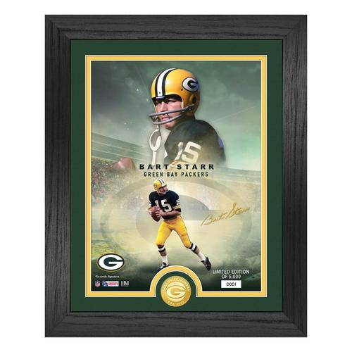 Bart Starr Green Bay Packers Legends Bronze Coin Photo Mint - Primary Image